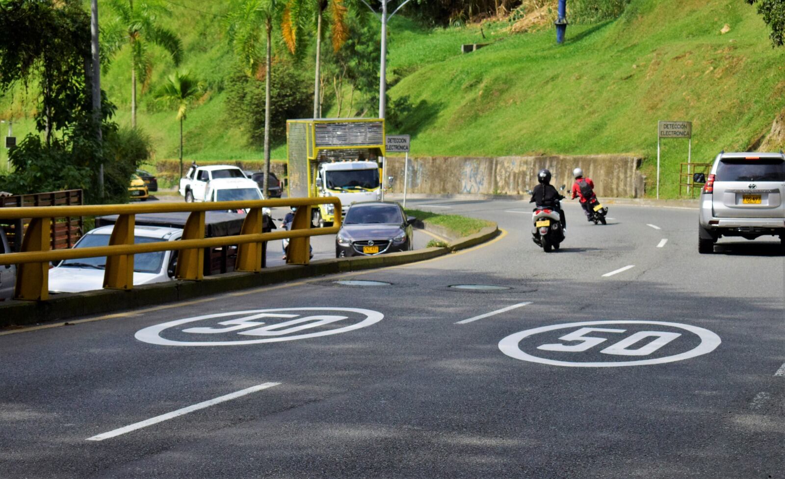 Cambios en la velocidad en Medellín. Foto: Alcaldía de Medellín.