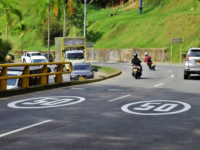 Cambios en la velocidad en Medellín. Foto: Alcaldía de Medellín.