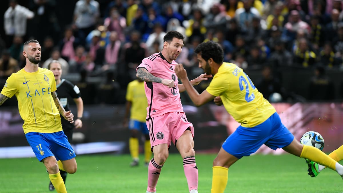 Paliza del Al-Nassr de Cristiano al Inter Miami de Leo Messi y Suarez