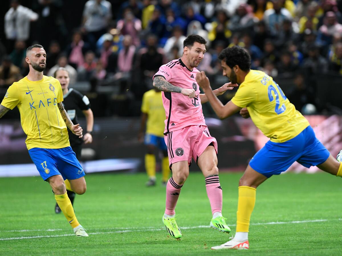 Paliza del Al-Nassr de Cristiano al Inter Miami de Leo Messi y Suarez