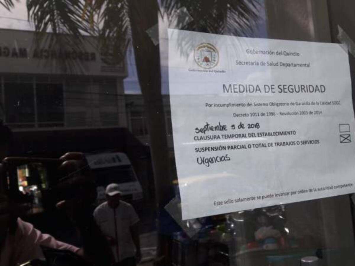 165.000 usuarios Medimás afectados por cierre Clínica Esimed Armenia