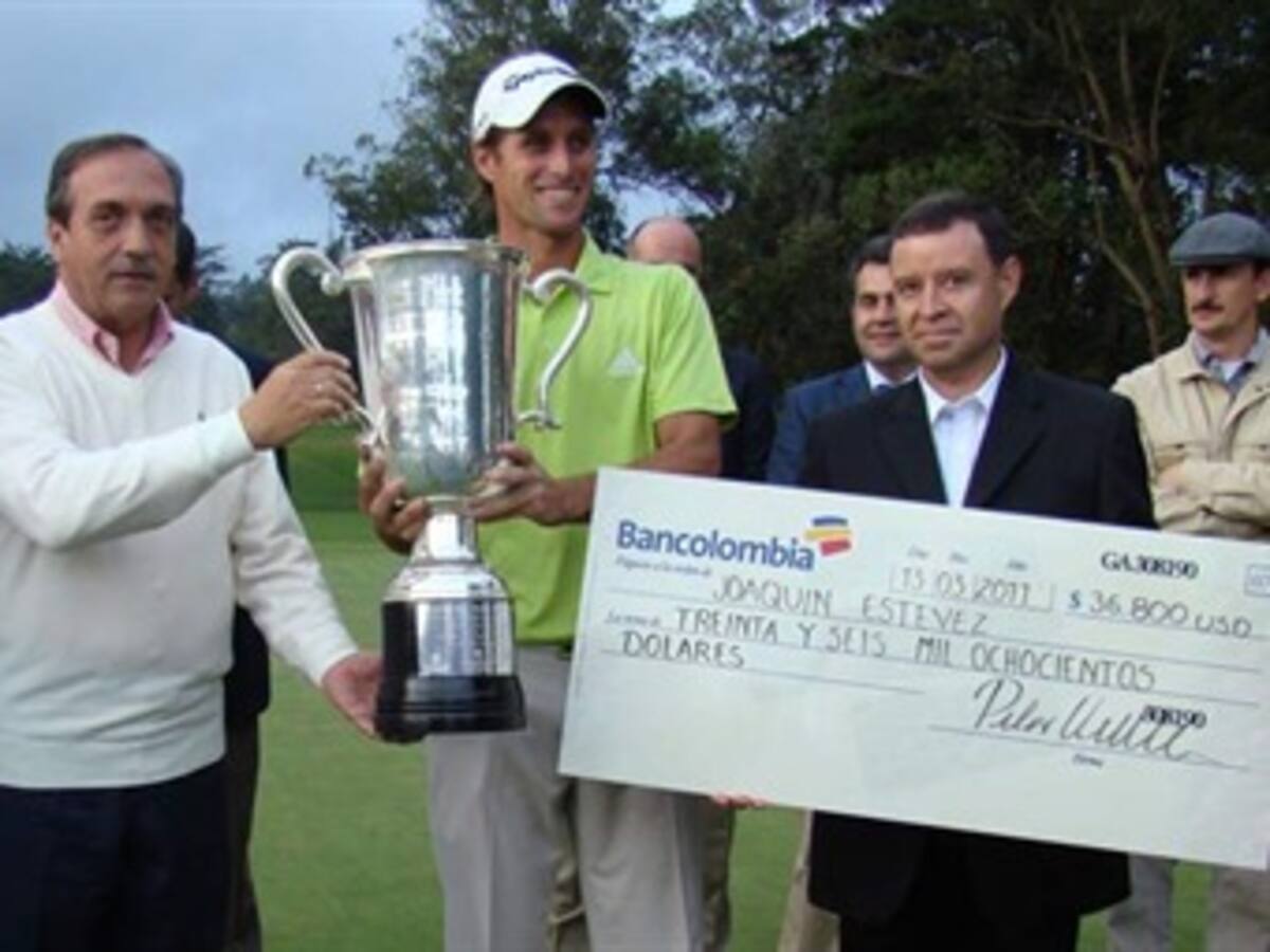El argentino Joaquín Estevez se llevó la Copa Antioquia de Golf