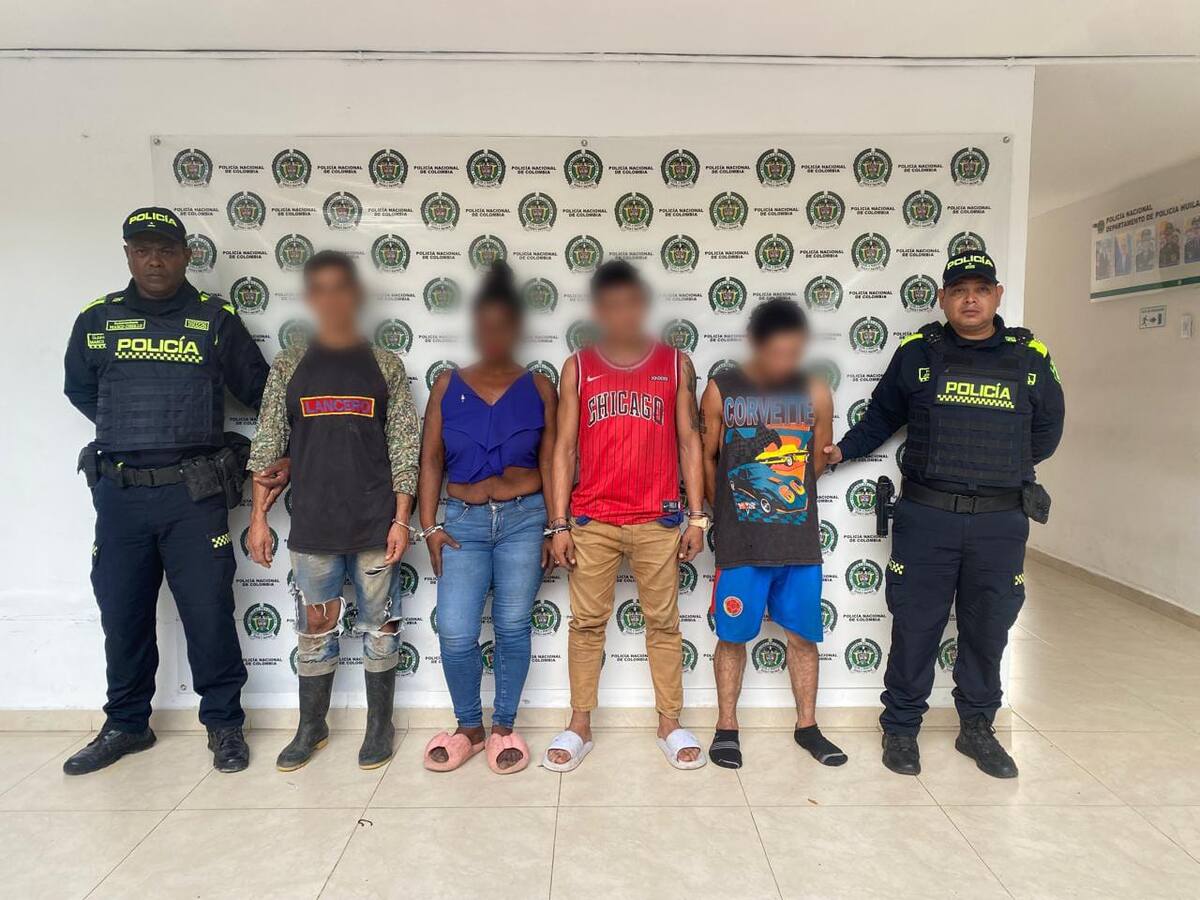 Cuatro Capturados por violación de habitación ajena y daño en bien ajeno en Suaza, Huila