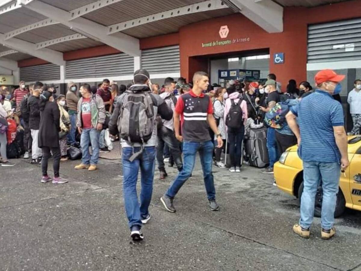 En Terminal de Transportes no hay servicio para otros departamentos
