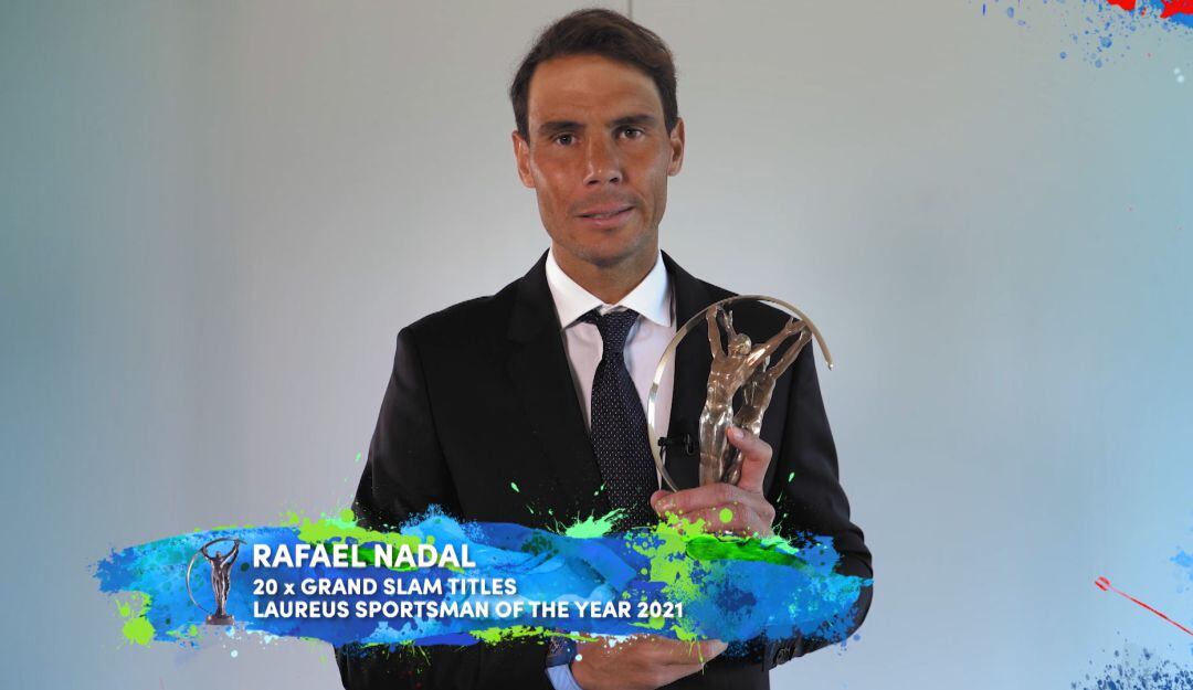 Rafael Nadal, tenista español ganador de Premio Laureus