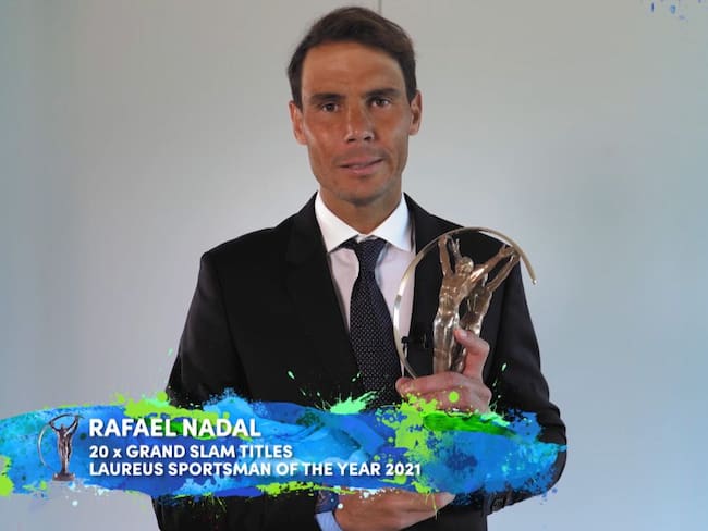 Rafael Nadal, tenista español ganador de Premio Laureus