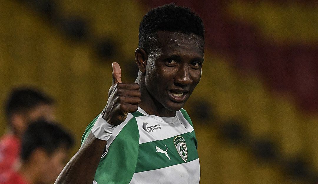 Hansel Zapata, futbolista colombiano, durante su paso por La Equidad.