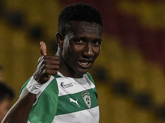 Hansel Zapata, futbolista colombiano, durante su paso por La Equidad.
