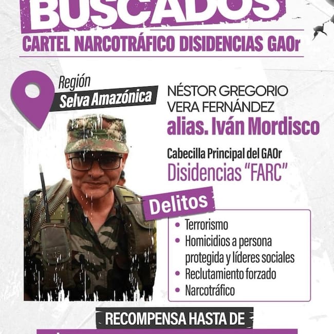 Cartel 'Iván Mordisco'
