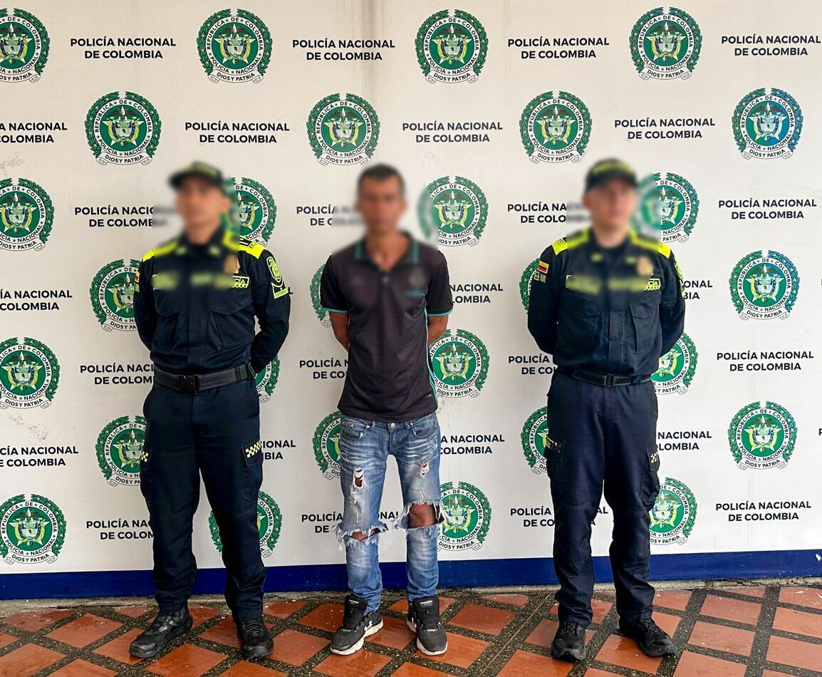 Capturado por varios hurtos en Pereira (foto: Policía Nacional)