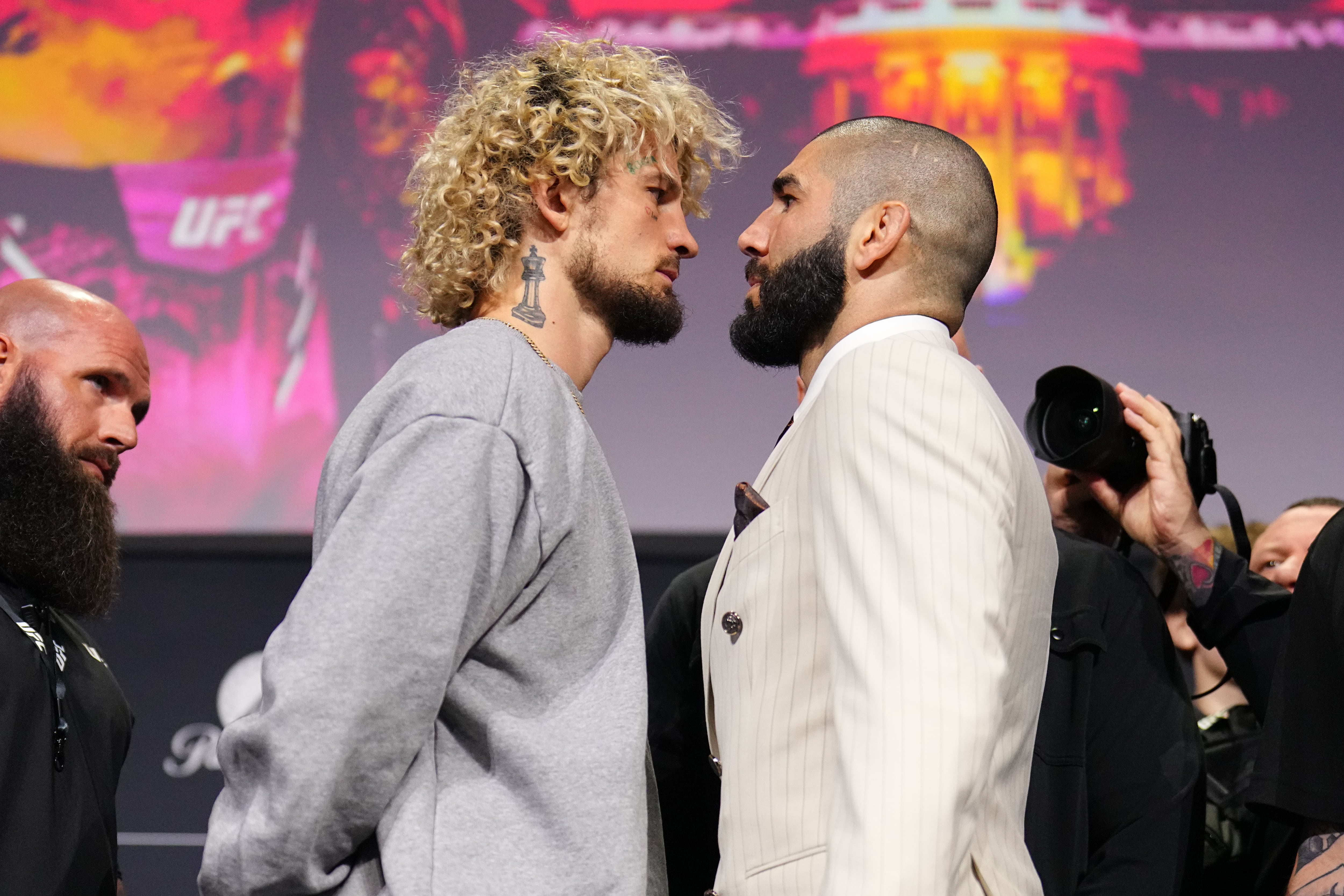 Sean O'Malley y Aiemann Zahabi. Foto: Gety Images.