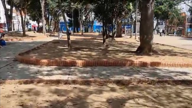 Alcaldía de Bucaramanga inició intervención en 11 parques. Foto: Caracol Radio.