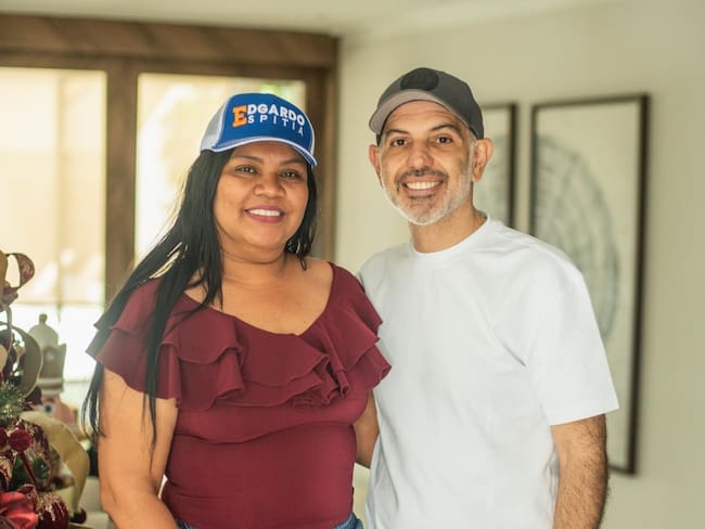 Yalenis Mazón, líder progresista, y Edgardo Espitia, candidato al Senado de Cambio Radical.