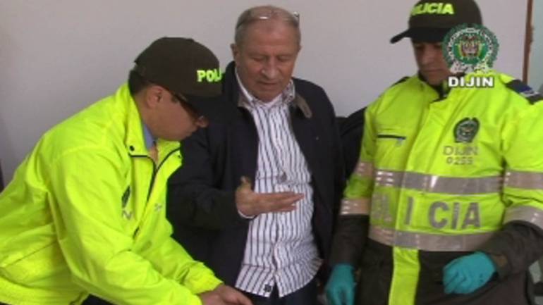 Phanor Arizabaleta tras ser capturado