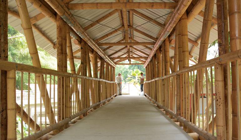 Ejemplo del uso de la guadua en Quindío