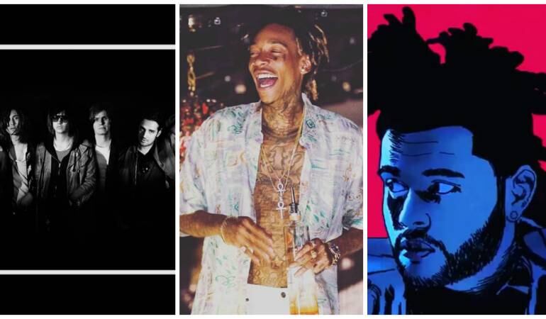 The Strokes, Wiz Khalifa y The Weeknd.
