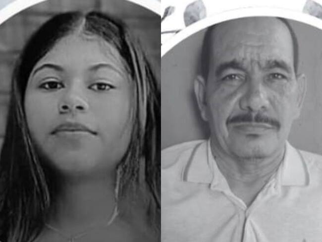 Carolin Padilla y Anselmo José Meza.