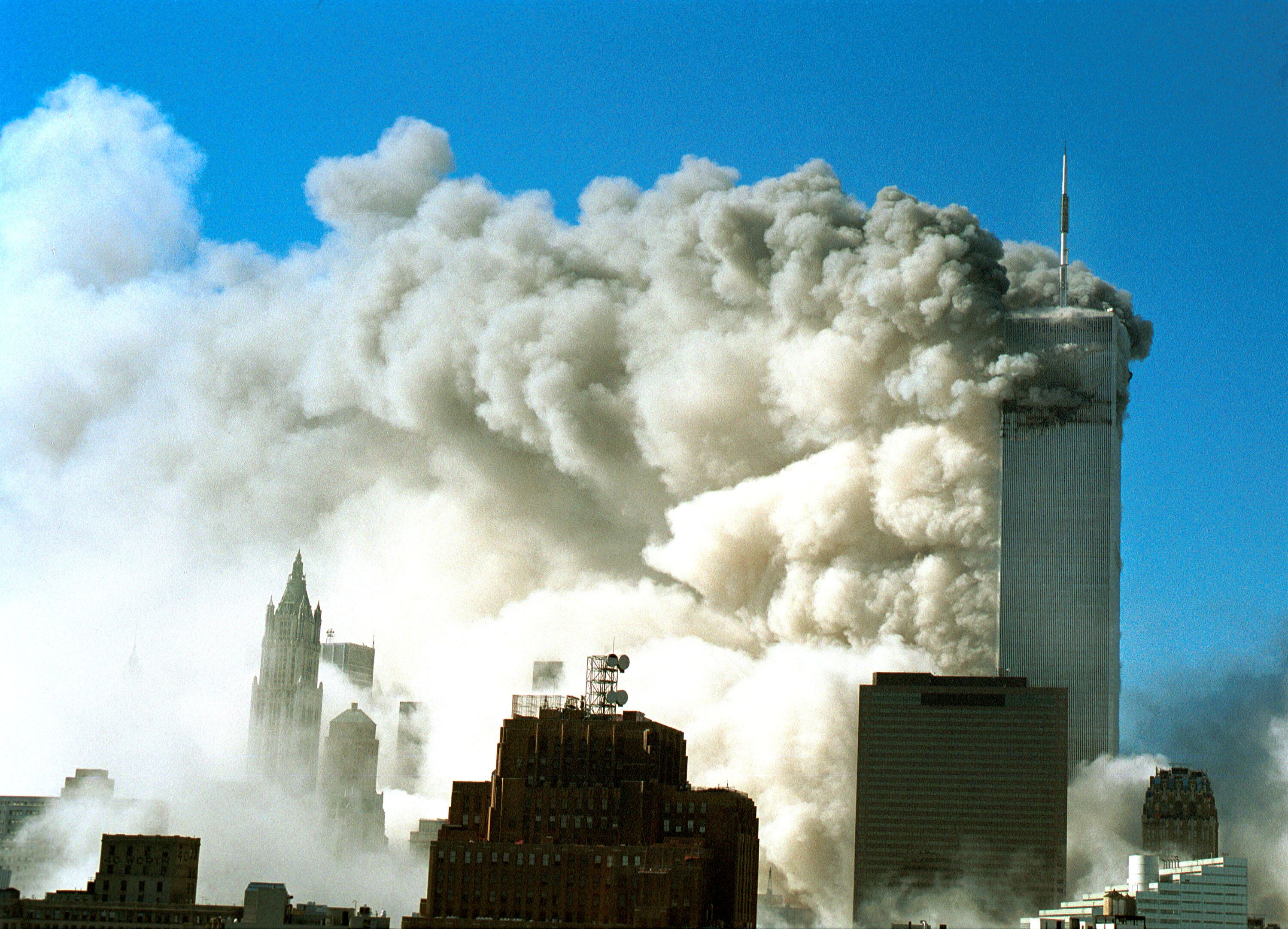 Ataque las Torres Gemelas (World Trade Center) el 11 de septiembre del 2001. Foto: Getty Images.