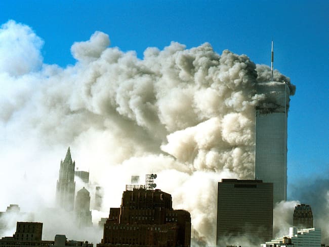 Ataque las Torres Gemelas (World Trade Center) el 11 de septiembre del 2001. Foto: Getty Images.