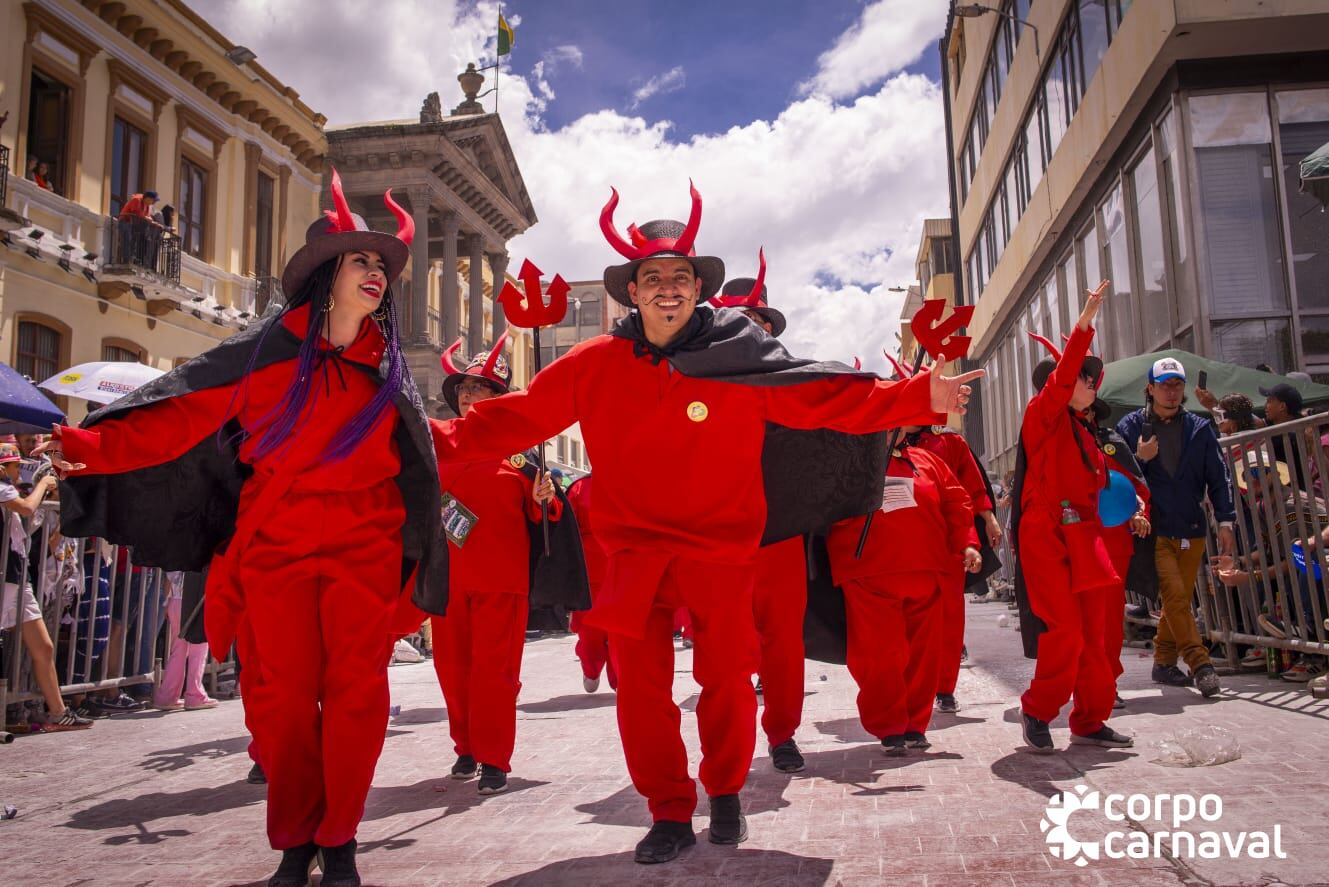 Cátedra de Carnaval de la Universidad de Nariño en La Llegada de la Familia Castañeda | Foto: Corpocarnaval