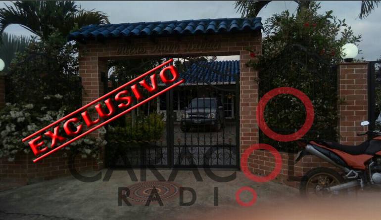 Cabaña donde fue abatido alias "Inglaterra"