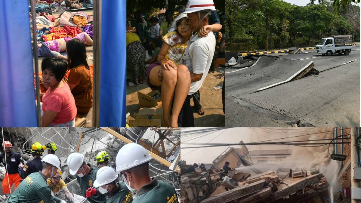 Terremoto en Birmania: reportan grandes daños a la infraestructura
