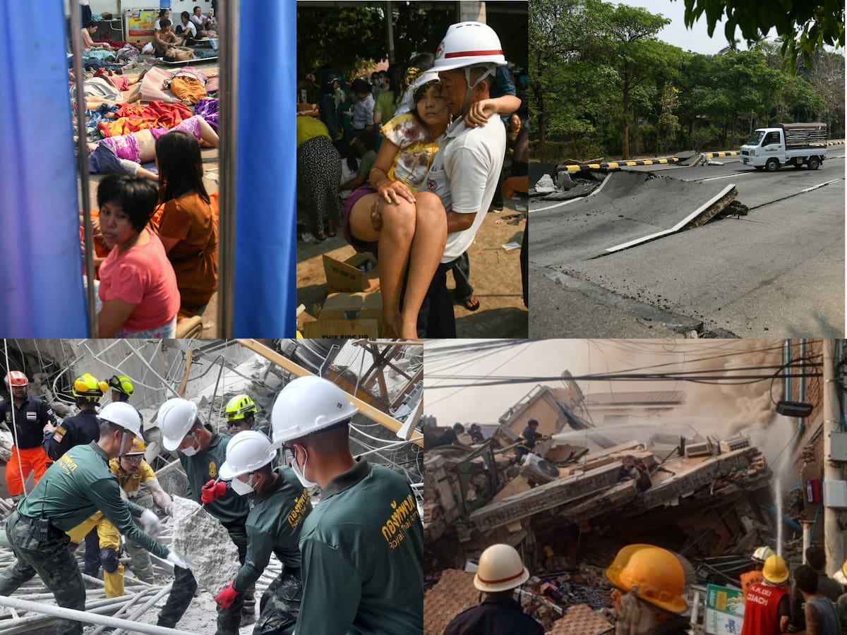 Terremoto en Birmania: reportan grandes daños a la infraestructura