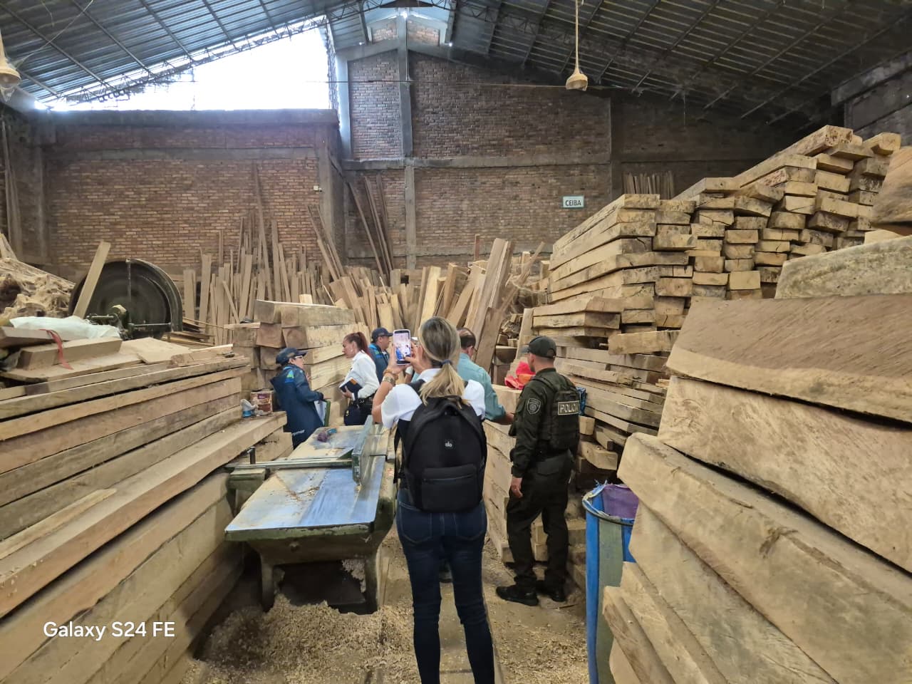 Incautación de madera.Operativo de la policía y Corponor /Foto Archivo