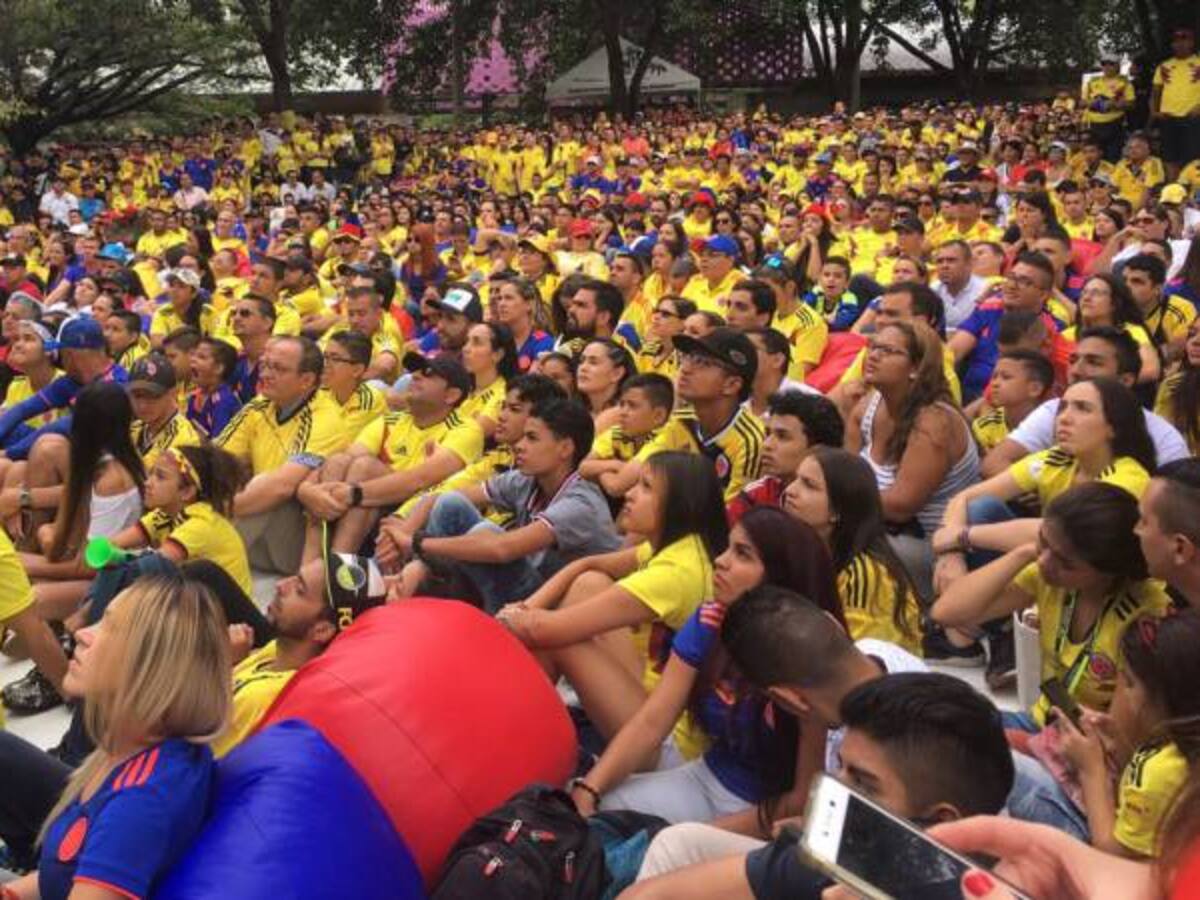 Así se vive el partido de la selección en todas las partes del país
