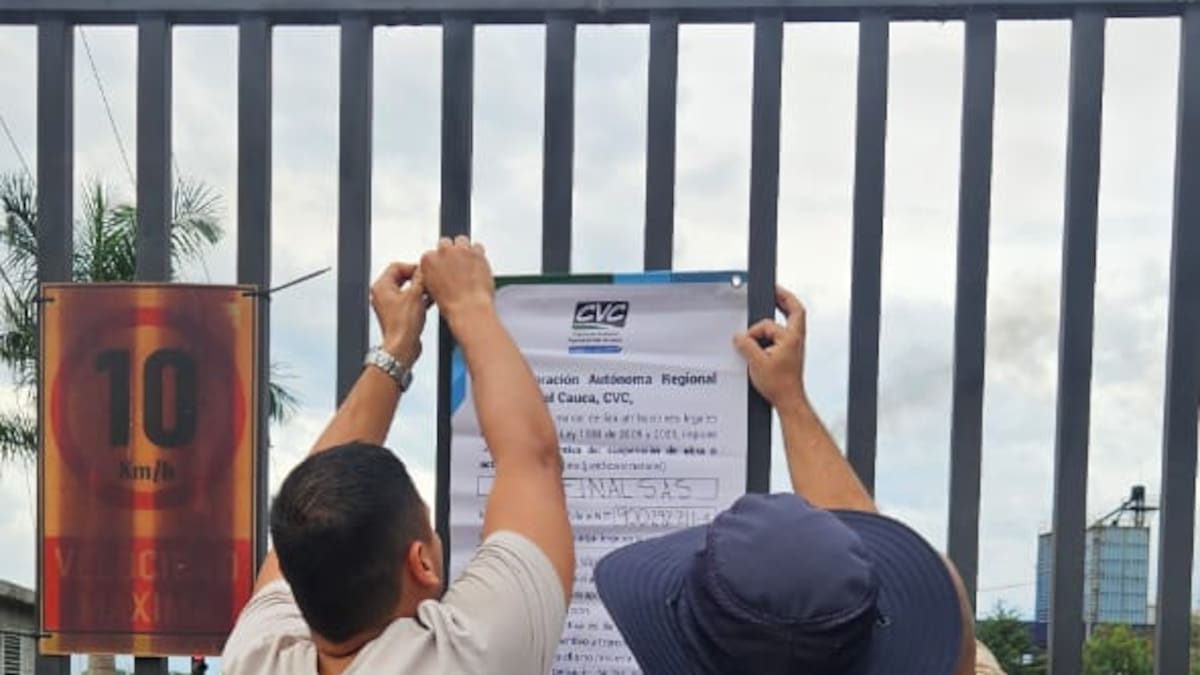 CVC ordenó suspender vertimientos de una empresa refinadora de aceites y grasas en Candelaria, Valle