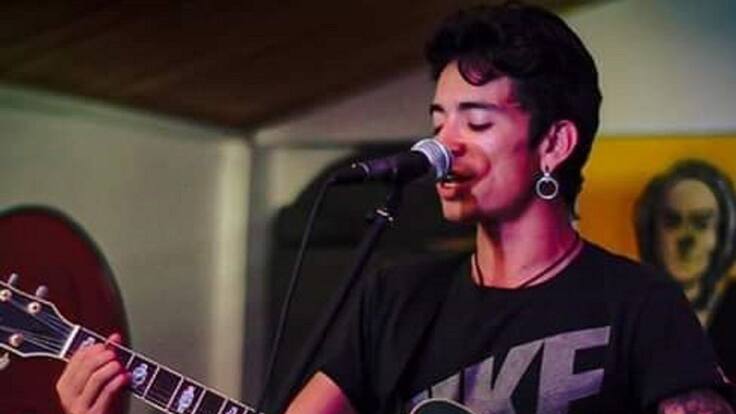 La música es fuente de inspiración Artista callejero del Quindío