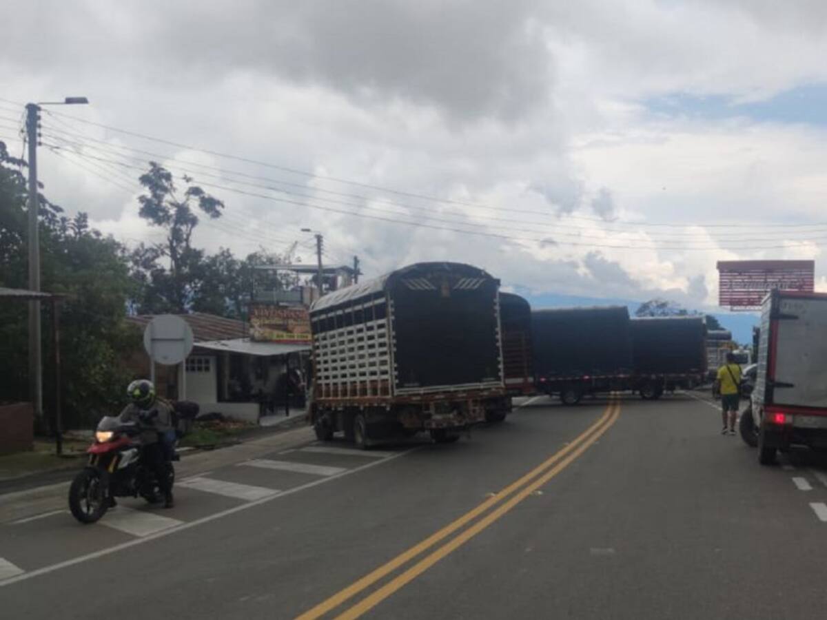 Estas son las vías en Cundinamarca afectadas por manifestaciones