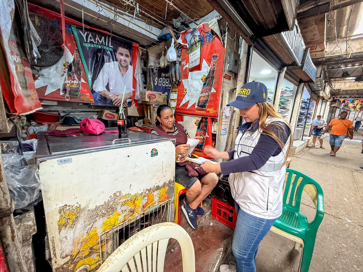 Comerciantes de Bazurto en Cartagena fueron capacitados en gestión del riesgo