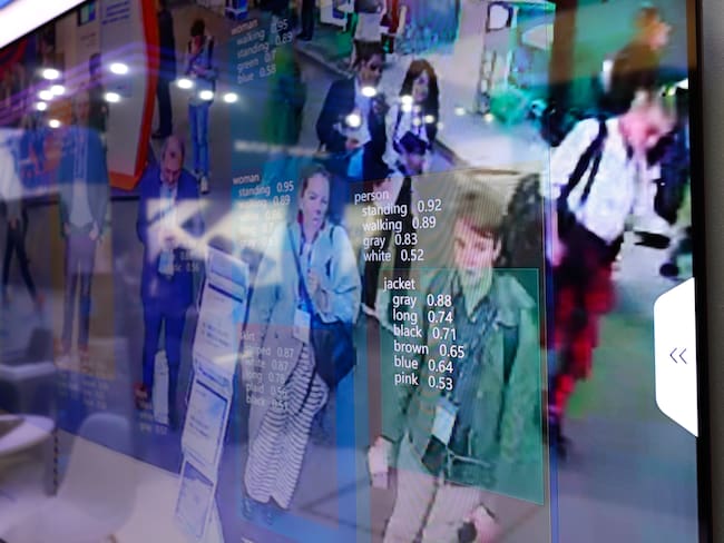 Toma de datos biométricos por medio de cámaras de vigilancia.
(Foto: Joan Cros/NurPhoto via Getty Images)