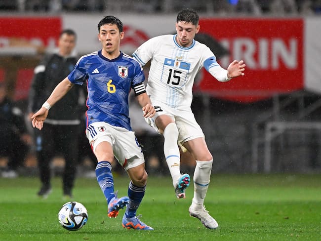 Amistoso entre Uruguay vs Japón. (Photo by Pablo Morano/BSR Agency/Getty Images)