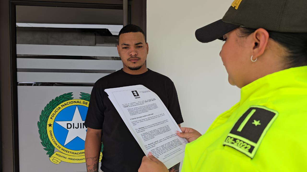 Fue capturado un extraditable de la banda criminal Tren de Aragua - DIJIN e Interpol