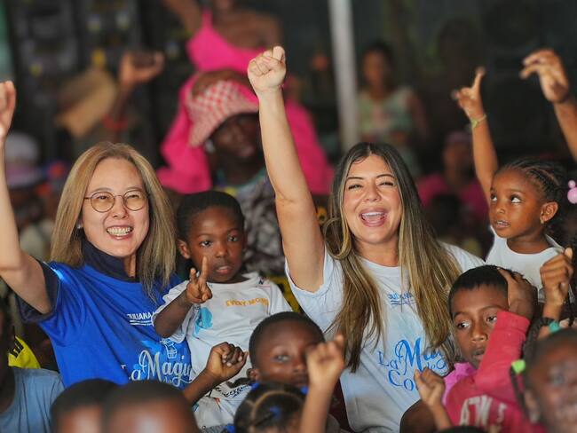 Juliana Aray celebra Navidad con más de 3.000 niños en Bolívar con “La Magia de Compartir"