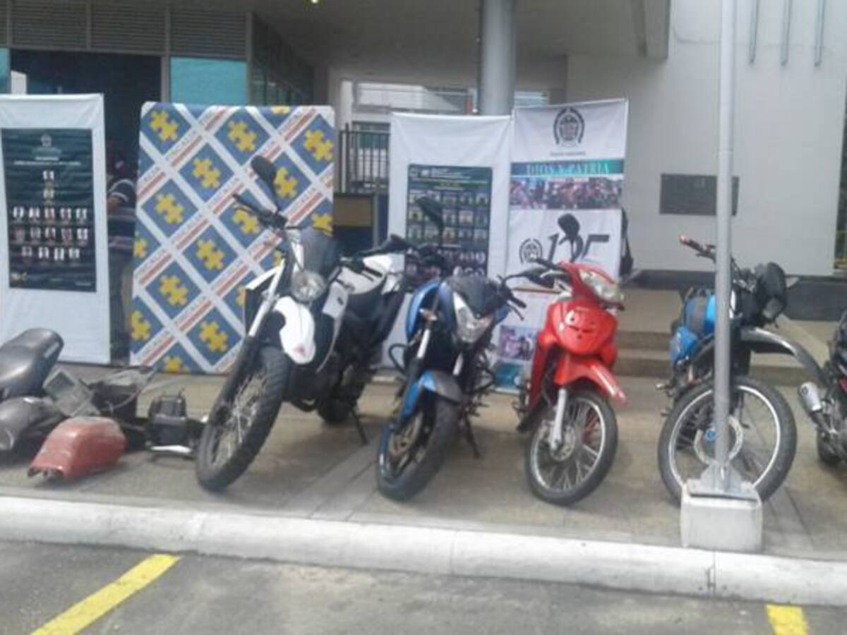 Autoridades recuperaron varias motocicletas hurtadas en Ibagué