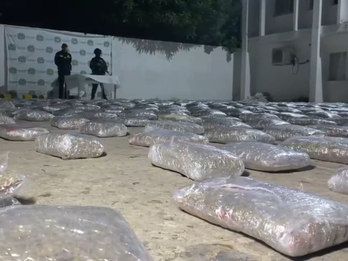 Incautan más de media tonelada de marihuana en Barranquilla