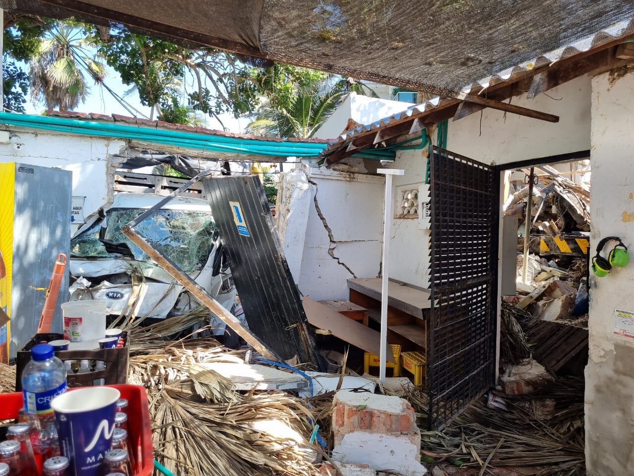 Cortesía - lugar del accidente