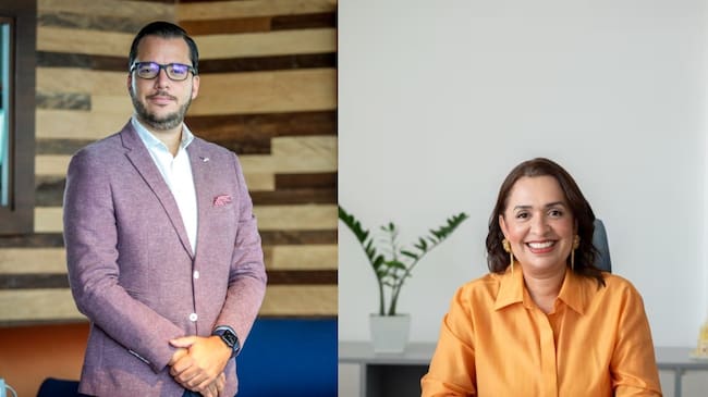 Alejandro Manfredonio y Andrea Piña. // Cortesía