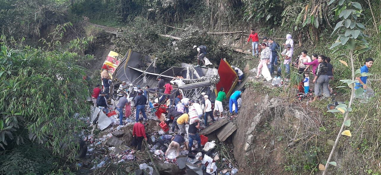 Accidente Cañasgordas- foto Bomberos