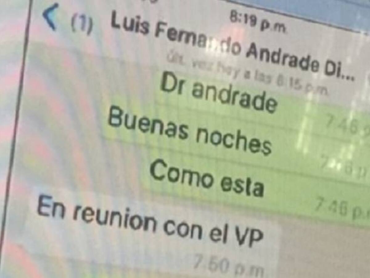 En el celular de Otto Bula estarían las pruebas contra Luis F. Andrade: Fiscalía