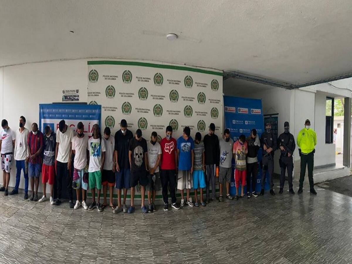 Duro golpe a las bandas delincuenciales en el centro del Valle
