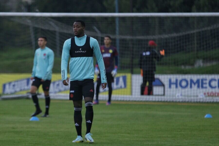 Jhon Jader Durán en entrenamiento de la Selección Colombia sub-20 en Bogotá / Colprensa