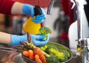 Lavar los alimentos una vez se llegue a casa