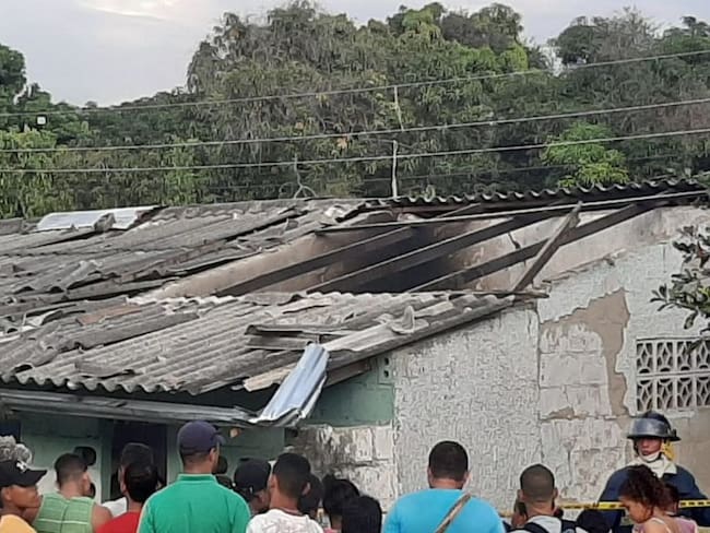 Estalla cargamento de pólvora ilegal almacenado en vivienda de Aracataca