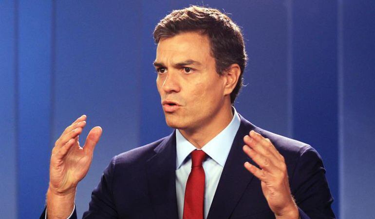 Secretario general del Partido Socialista Obrero Español (PSOE), Pedro Sánchez.