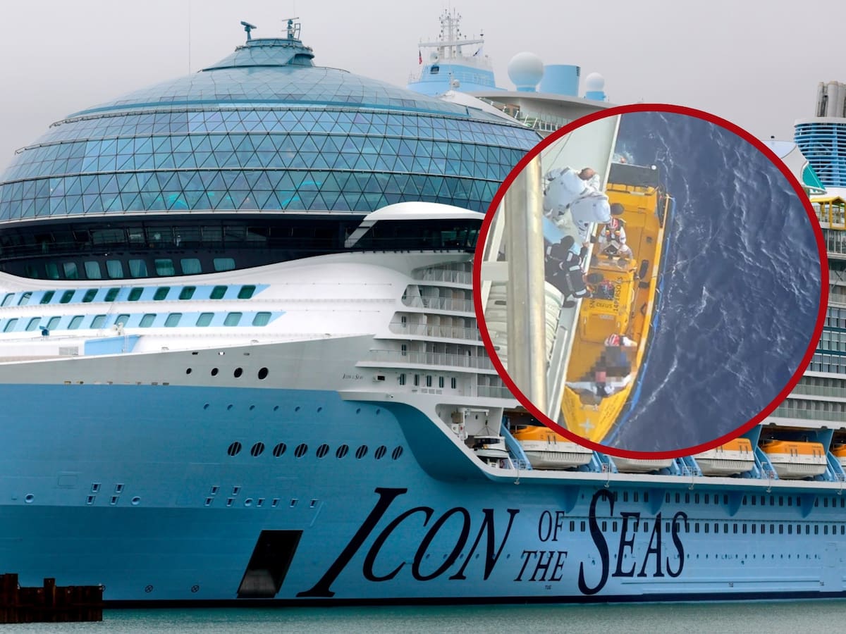 VIDEO: hombre muere al lanzarse del crucero más grande del mundo, y apuñalar a su compañera