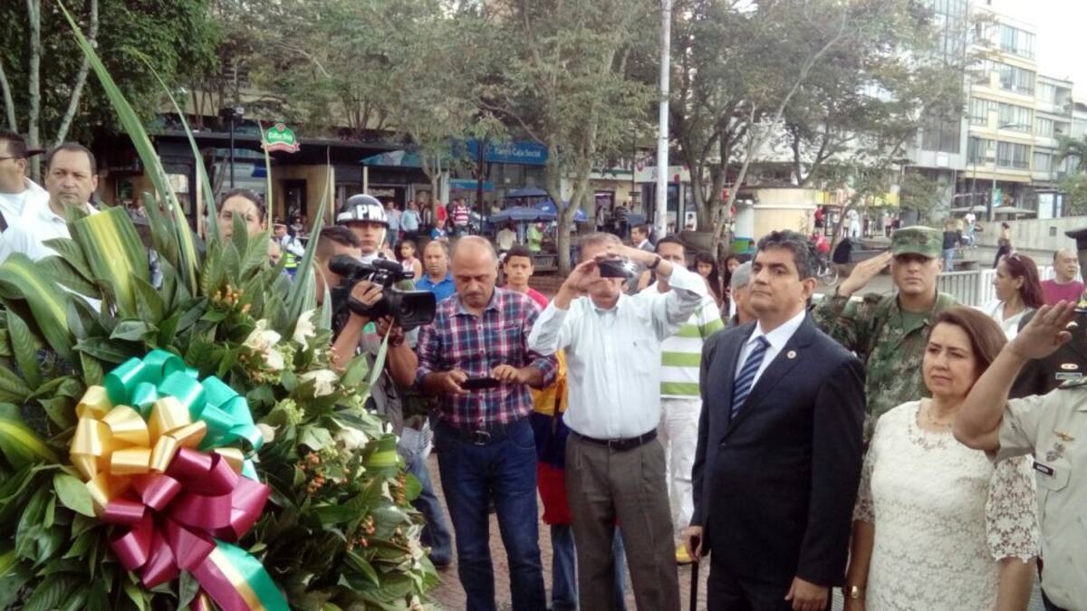 Ofrenda Floral en conmemoración de los 50 años del Quindío